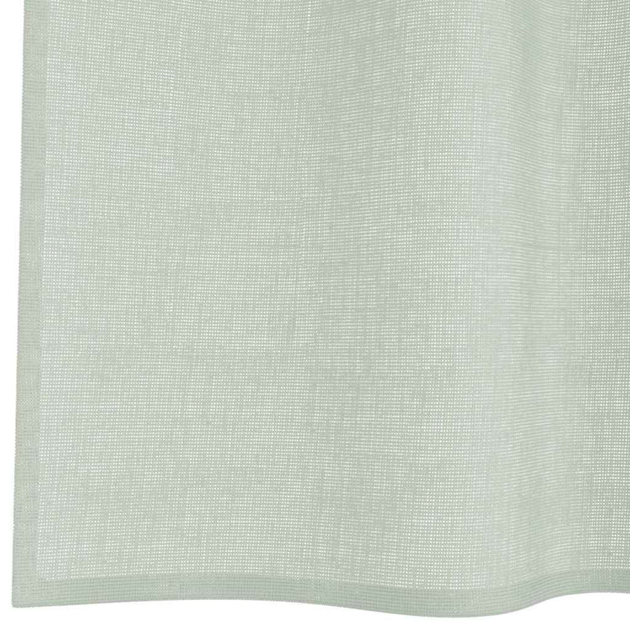 Gordijnen voile met lussen 2 st 140x140 cm lichtgrijs
