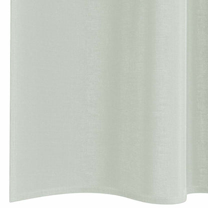 Gordijnen voile met lussen 2 st 140x175 cm lichtgrijs