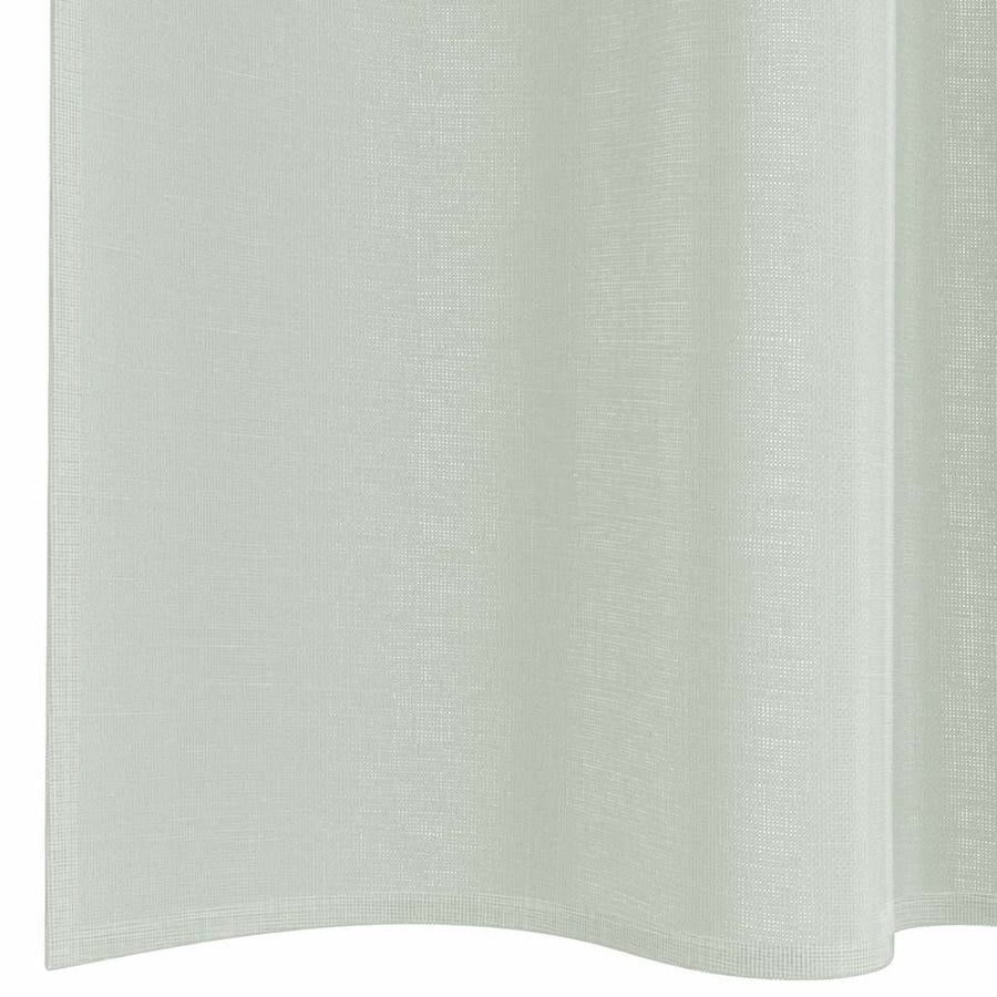 Gordijnen voile met lussen 2 st 140x175 cm lichtgrijs