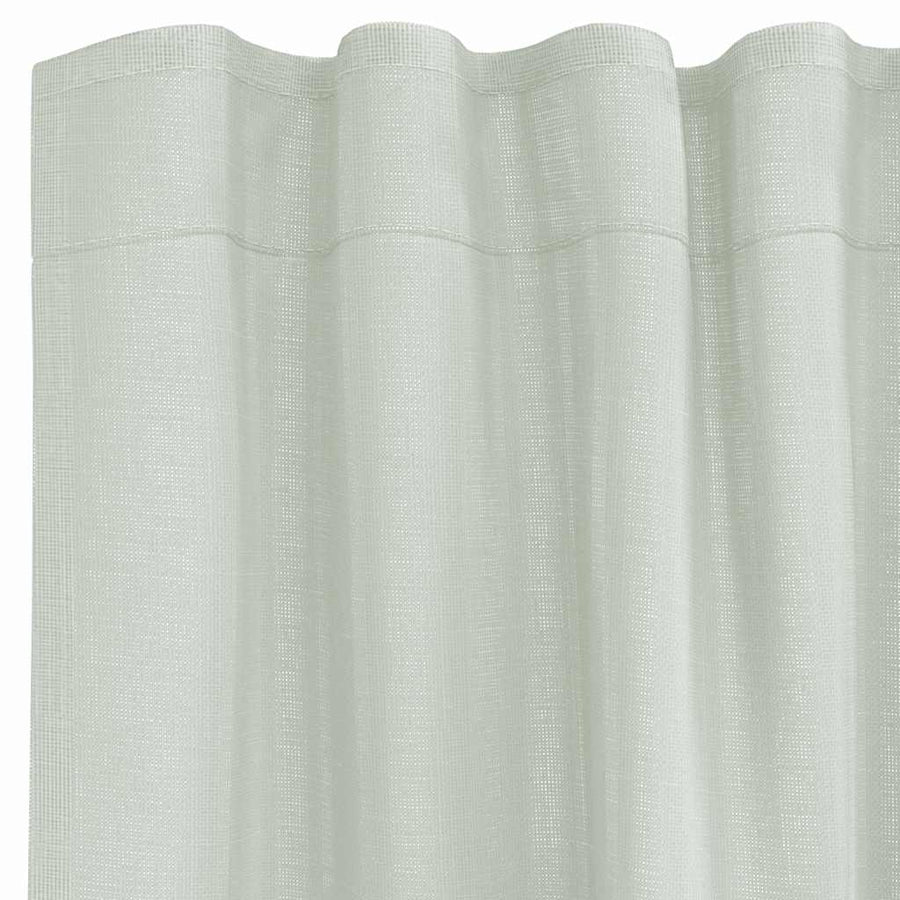 Gordijnen voile met lussen 2 st 140x225 cm lichtgrijs