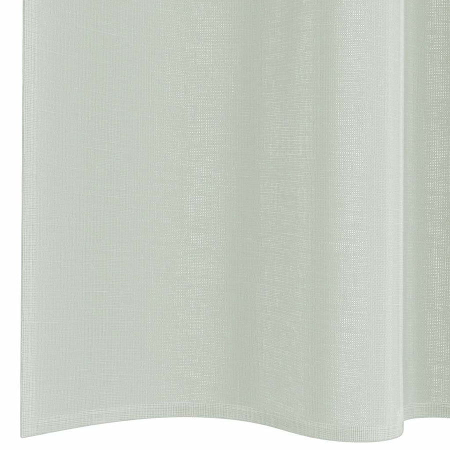 Gordijnen voile met lussen 2 st 140x225 cm lichtgrijs