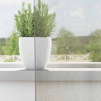 Gordijnen voile met lussen 2 st 140x260 cm lichtgrijs