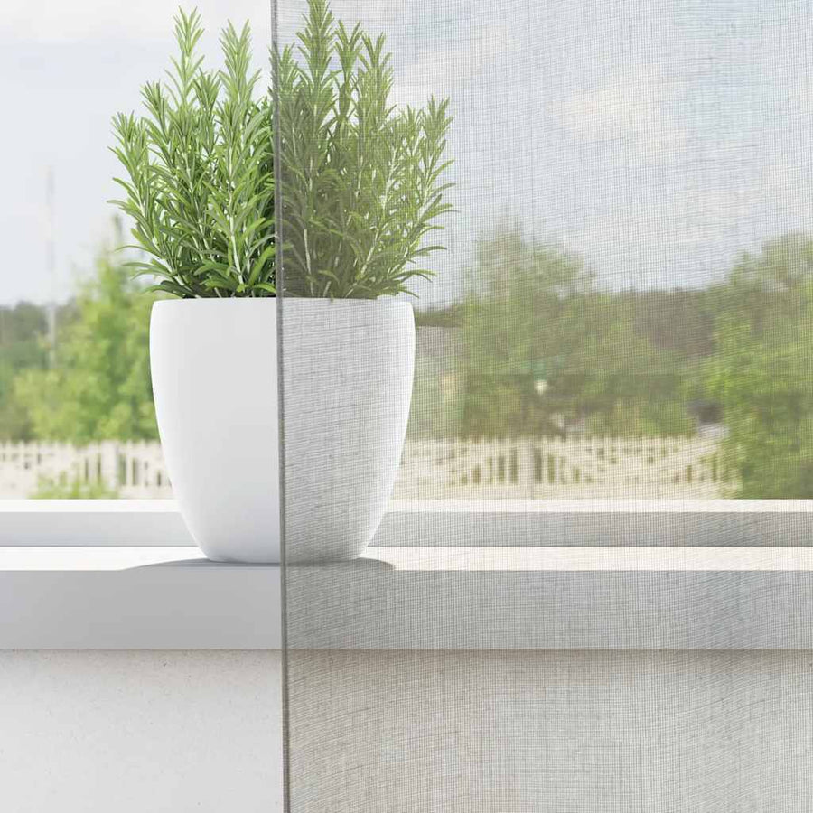 Gordijnen voile met lussen 2 st 140x260 cm lichtgrijs
