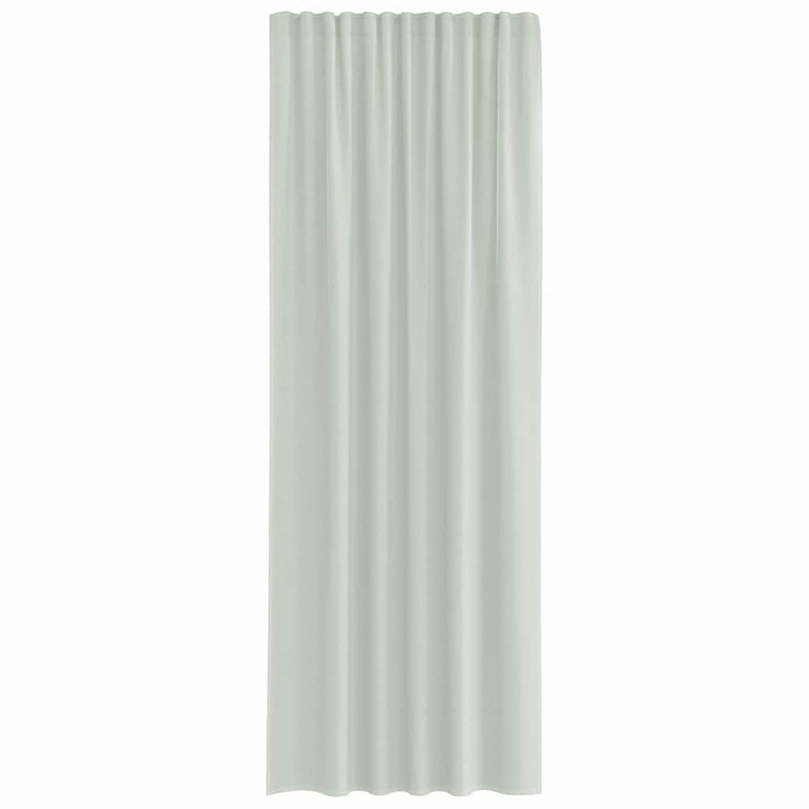 Gordijnen voile met lussen 2 st 140x260 cm lichtgrijs