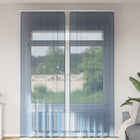 Voile curtains with loops 2 pcs 140x260 cm royal blue