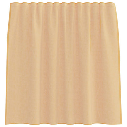 Gordijnen met lussen 2 st 140x140 cm zand