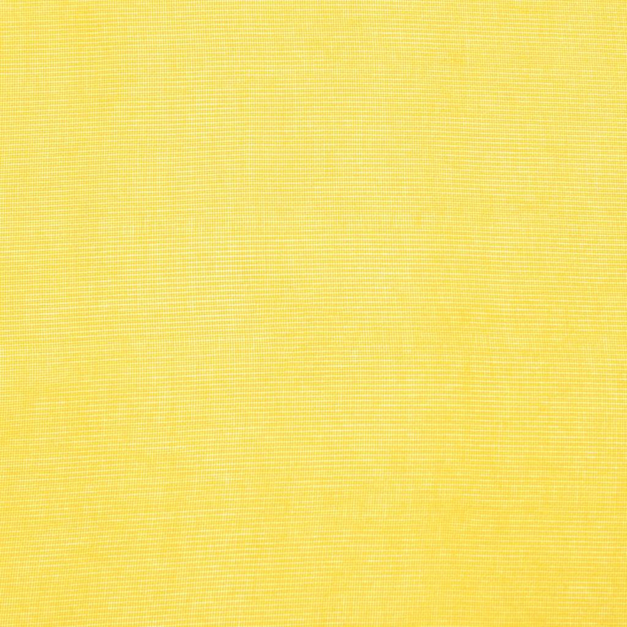 Gordijnen voile met lussen 2 st 140x140 cm geel