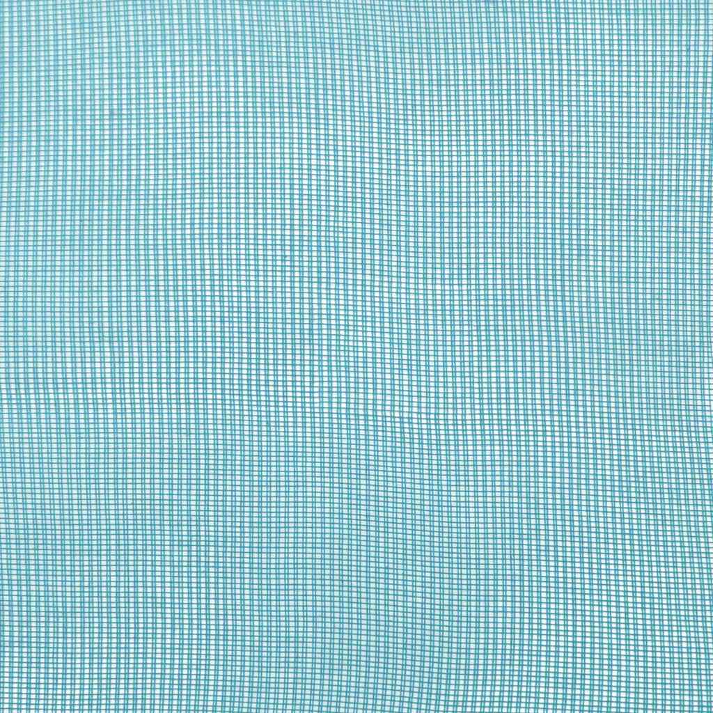 Gordijnen Voile met lussen 2 st 140x140 cm turkoois