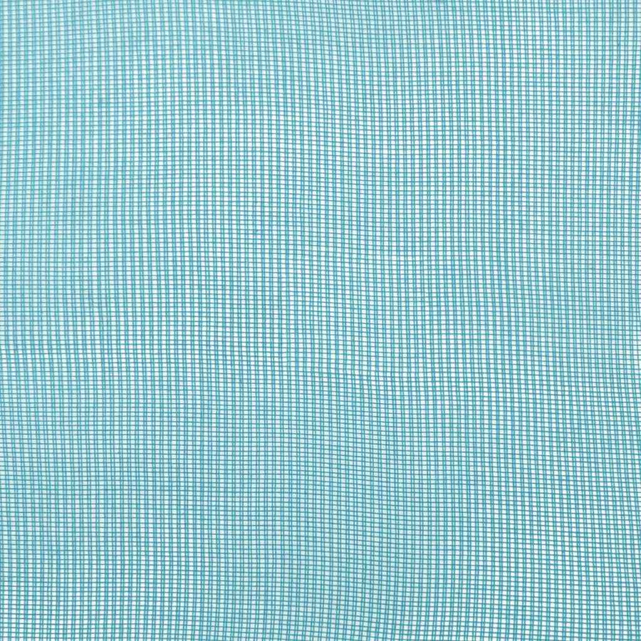 Gordijnen voile met lussen 2 st 140x175 cm turkoois