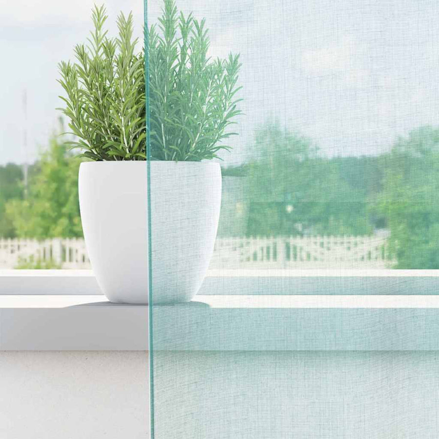 Gordijnen voile met lussen 2 st 140x245 cm turkoois