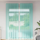 Curtains with loops 2 pcs 140x260 cm turquoise