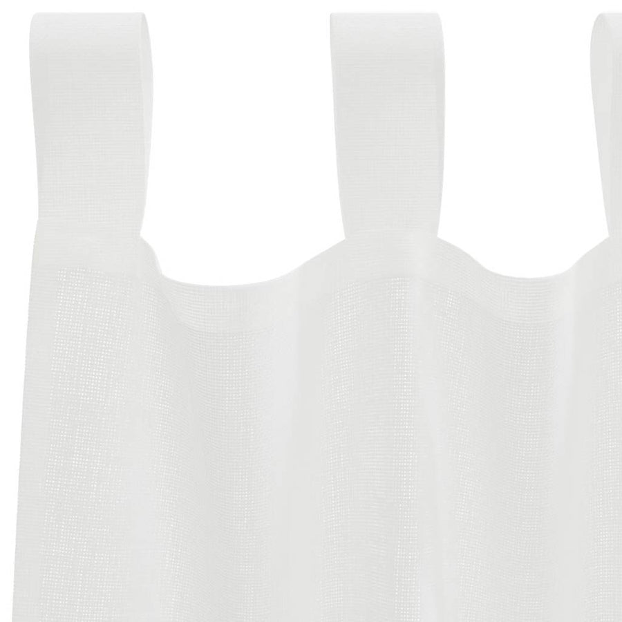 Gordijnen Voile 2 St Wit 140 x 175 cm met lussen