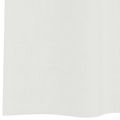 Gordijnen Voile 2 St Wit 140 x 175 cm met lussen