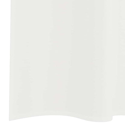 Voile gordijnen met lussen 2 st 140x225 cm wit