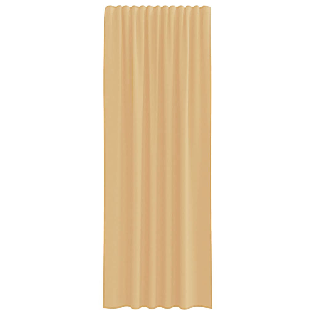 Gordijnen met lussen 2 st 140x245 cm wit
