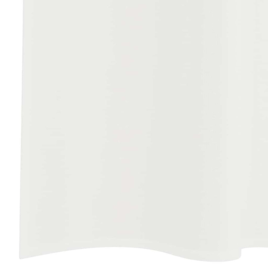 Gordijnen met lussen 2 st 140x245 cm wit
