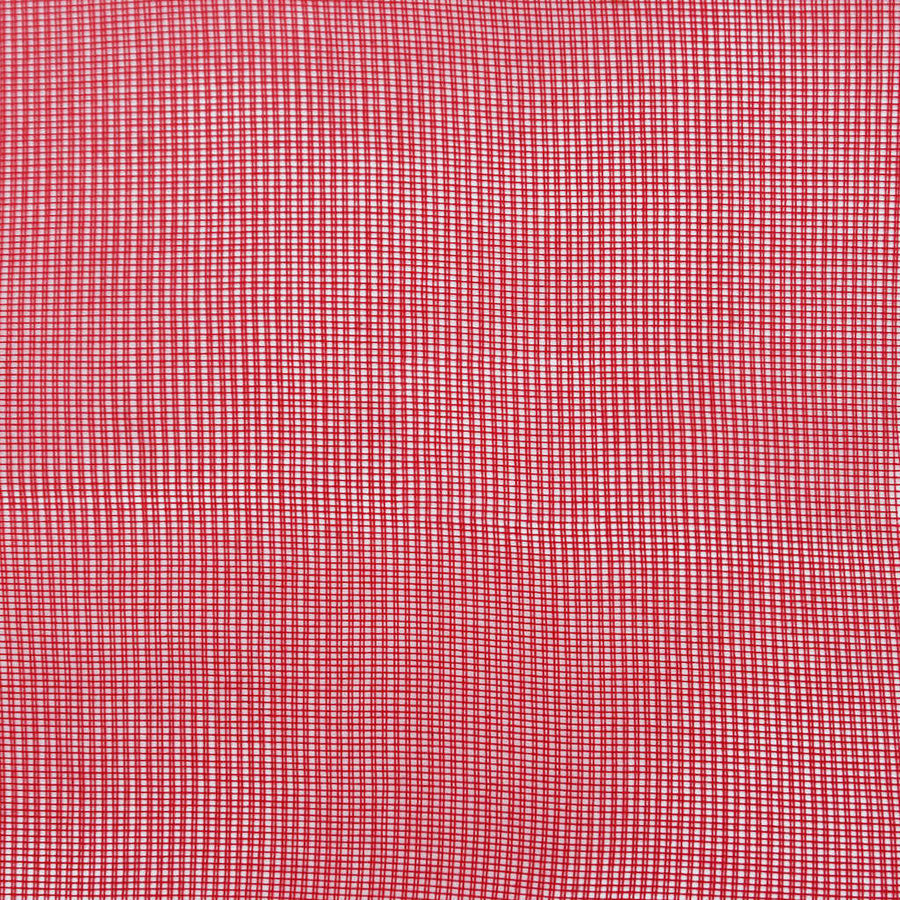 Gordijnen voile met lussen 2 st 140x140 cm wijnrood