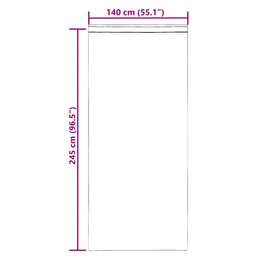 Gordijnen met lussen 2 st 140x245 cm wijnrood