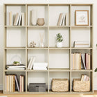 Boekenkast 137,5x29x137,5 cm bewerkt hout sonoma eiken