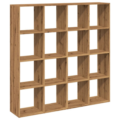 Boekenkast 102X29X143 Cm Bewerkt Hout Artisanaal Eikenkleur 137.5 cm artisian oak