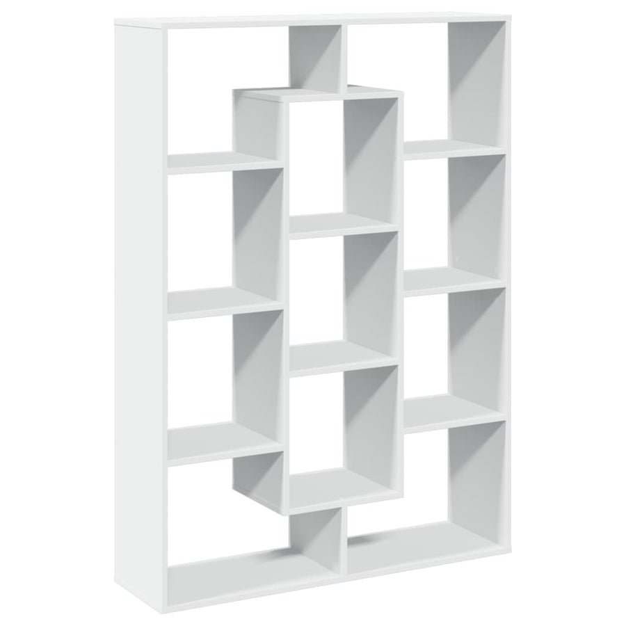Boekenkast 102X29X Bewerkt Hout Wit 102 cm