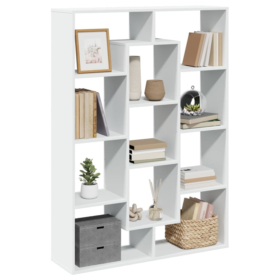 Boekenkast 102X29X Bewerkt Hout Wit 102 cm