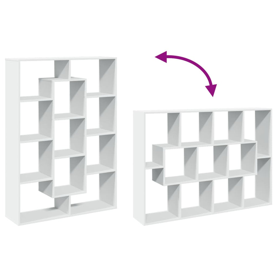 Boekenkast 102X29X Bewerkt Hout Wit 102 cm