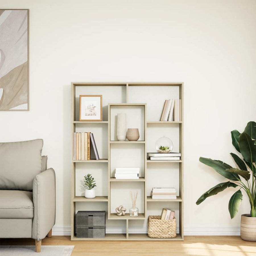 Boekenkast 102X29X Bewerkt Hout Kleurig Sonoma Eiken 102 cm