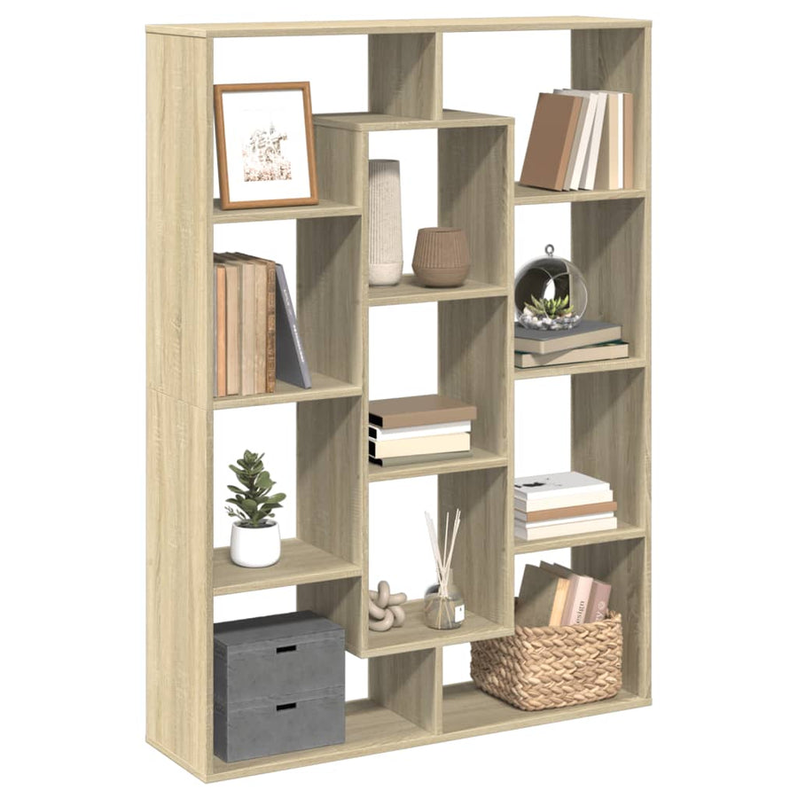 Boekenkast 102X29X Bewerkt Hout Kleurig Sonoma Eiken 102 cm