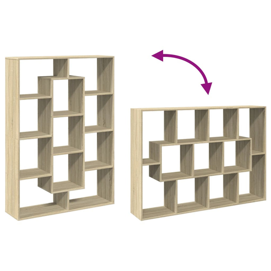 Boekenkast 102X29X Bewerkt Hout Kleurig Sonoma Eiken 102 cm