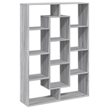 Boekenkast 102x29x143 cm bewerkt hout grijs sonoma eikenkleurig