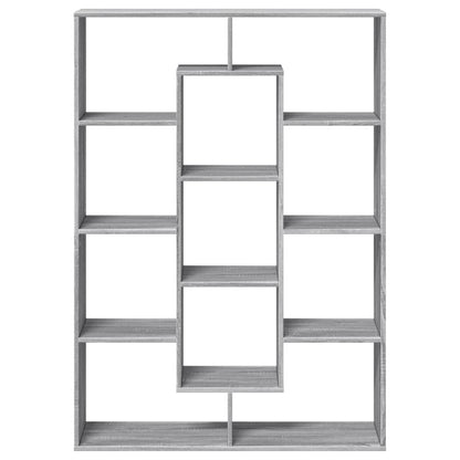 Boekenkast 102x29x143 cm bewerkt hout grijs sonoma eikenkleurig