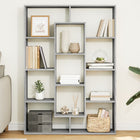 Boekenkast 102x29x143 cm grijs sonoma eiken bewerkt hout