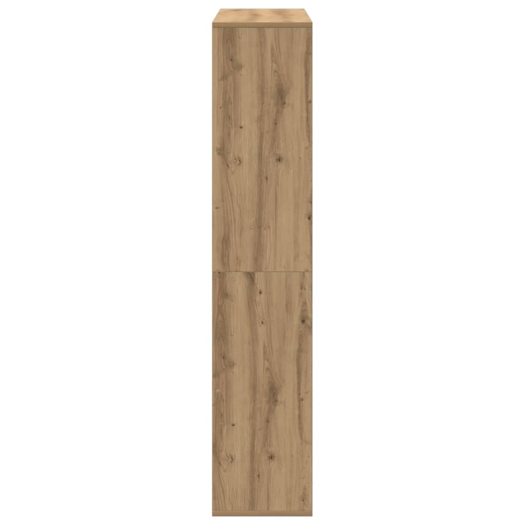 Boekenkast 102X29X Bewerkt Hout Artisanaal Eikenkleur Artisian Oak 102 cm