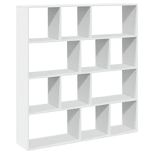 Boekenkast 132x29x141,5 cm bewerkt hout wit