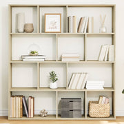 Boekenkast bewerkt hout 132x29x141,5 cm sonoma eiken