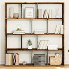 Boekenkast 132x29x141,5 cm bewerkt hout
