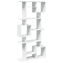 Boekenkast 92x29x188 cm bewerkt hout wit