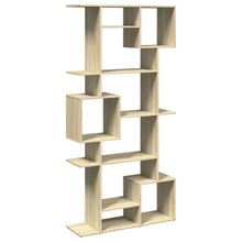 Boekenkast 92x29x188 cm bewerkt hout sonoma eikenkleurig