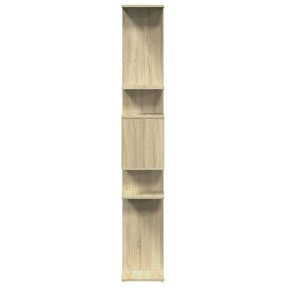 Boekenkast 92x29x188 cm bewerkt hout sonoma eikenkleurig