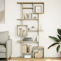 Boekenkast 92x29x188 cm bewerkt hout sonoma eikenkleurig