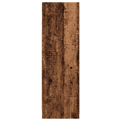 Badkamerspiegelkast 62,5x20,5x64cm bewerkt hout oud houtkleurig