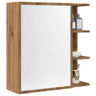 Bathroom Mirror Cabinet 62.5x20.5x64 cm Engineered Wood Artisan Oak