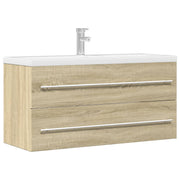 Wastafelkast 100x38,5x48 cm spaanplaat sonoma eiken