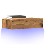 Tv-meubel 60x35x15,5 cm oud houtkleurig led