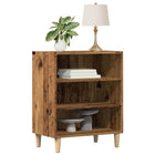 Sideboard 57x35x75 cm carved old wood colored