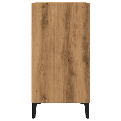 Dressoir 57x35x75 cm bewerkt hout artisanaal eikenkleurig