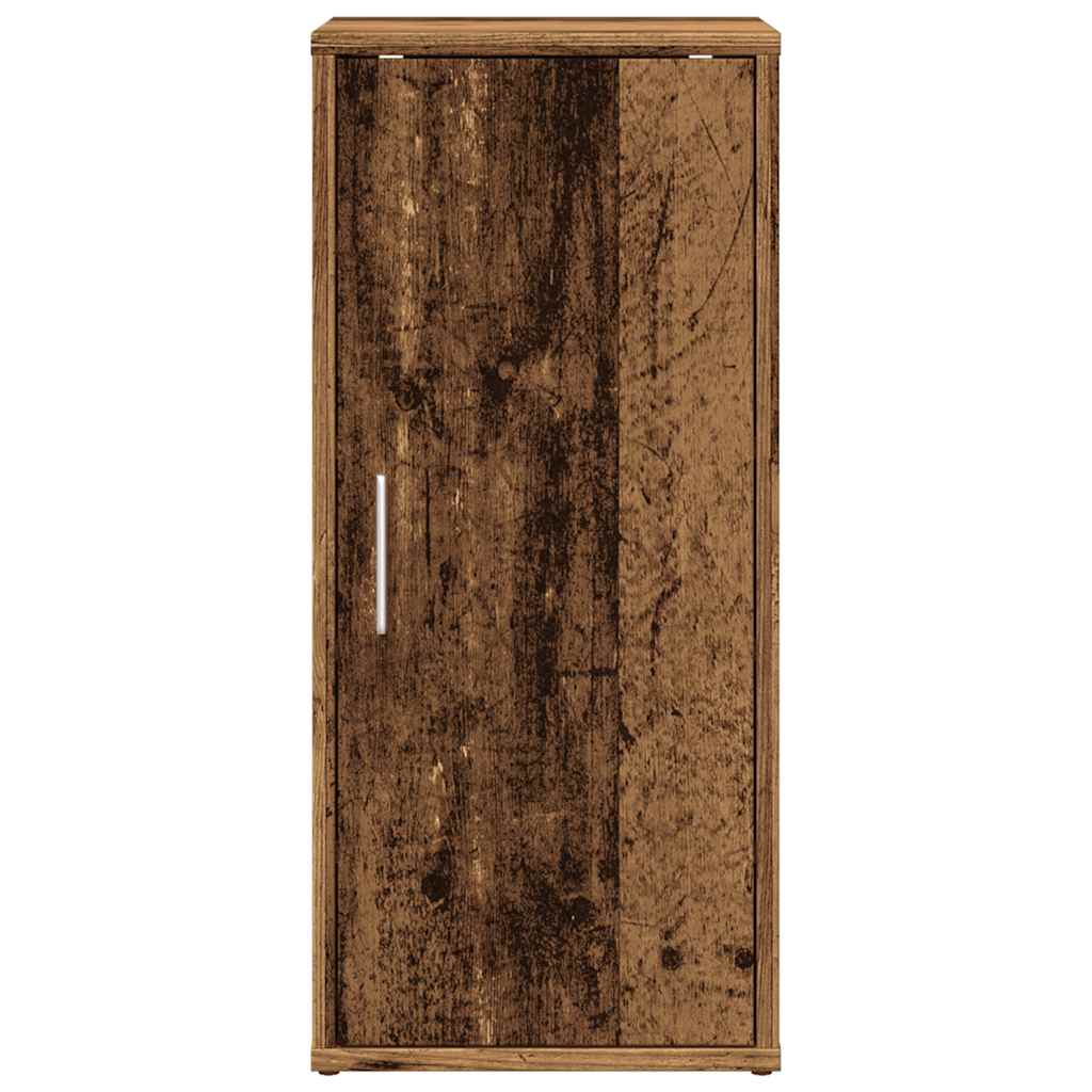 Schoenenkasten 2 st 32x35x70 cm bewerkt hout oud houtkleurig