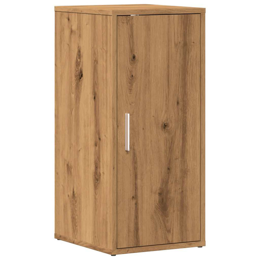 Schoenenkast 32x35x70 cm bewerkt hout artisanaal eikenkleur