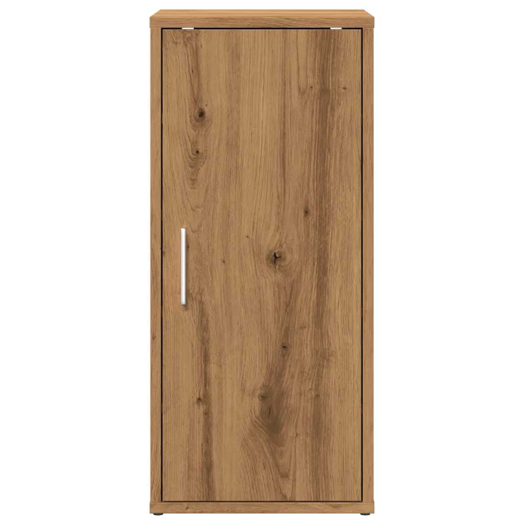 Schoenenkast 32x35x70 cm bewerkt hout artisanaal eikenkleur